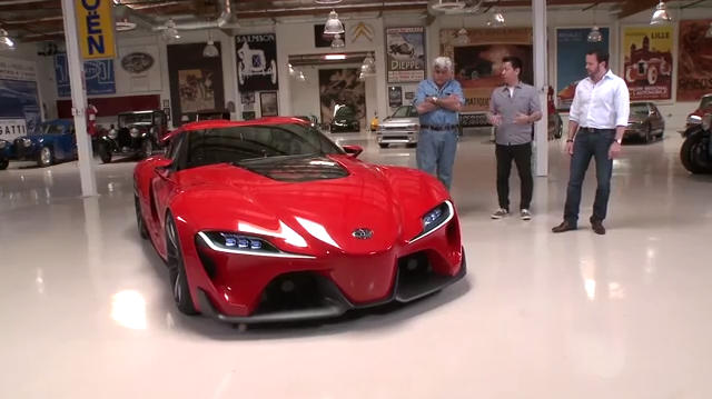 ft1 jay leno garage at Toyota FT 1 Concept Shows Up at Jay Leno’s Garage