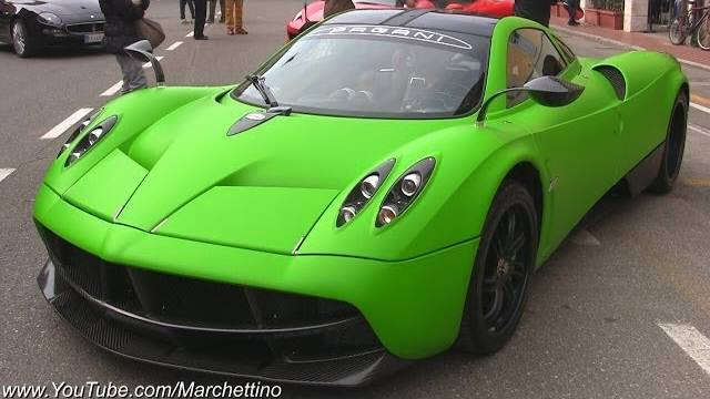 pagani prototipo3 at Pagani Shows Off Green Wrapped Huayra Prototype 3 