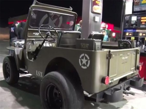 750 hp Willys Jeep Dragster 2 600x450 at 750 hp Willys Jeep Dragster Take On Nissan GT R