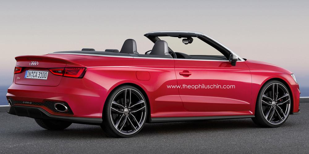 Audi RS3 Cabriolet Rendering 0 at Audi RS3 Cabriolet Rendering Based on Clubsport Quattro