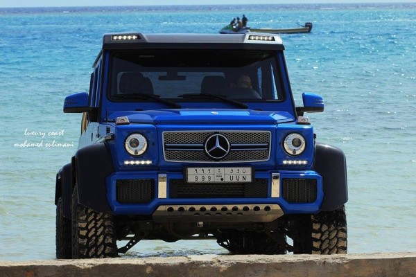 Blue Mercedes G63 AMG 6x6 0 600x400 at Blue Mercedes G63 AMG 6x6 from Saudi Arabia