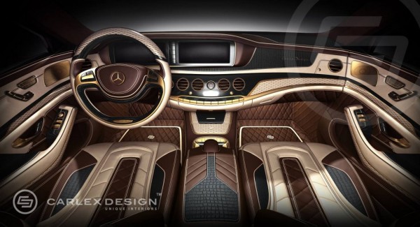 Carlex Design Mercedes S Class Interior 0 600x325 at Carlex Design Mercedes S Class Interior Revealed
