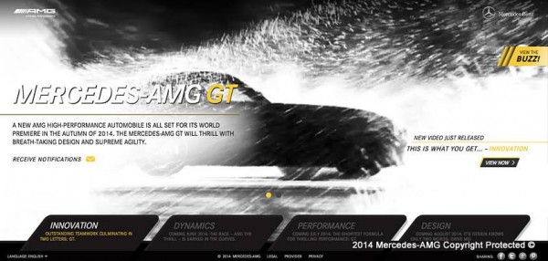 Mercedes AMG GT Official Teaser 2 600x286 at Mercedes AMG GT Officially Teased