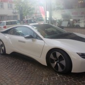 White BMW i8 1 175x175 at White BMW i8 Spotted in Germany, Looks Awesome