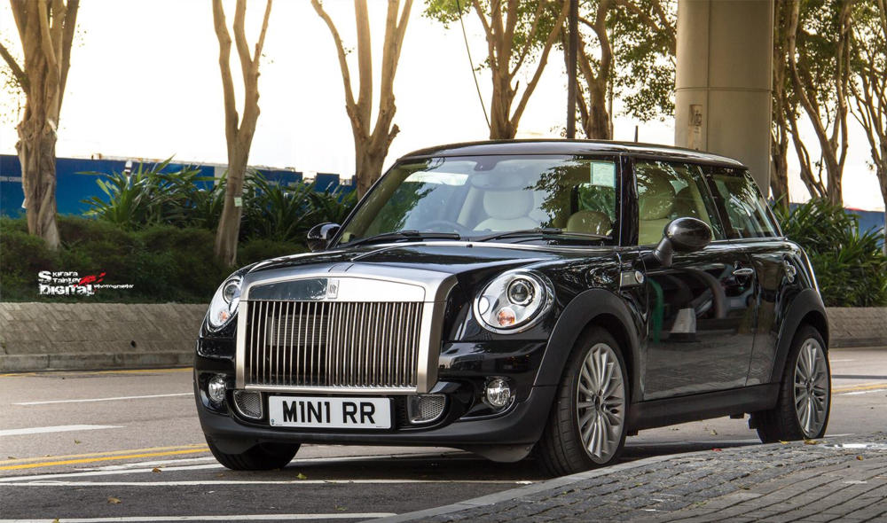 mini roller at MINI Rolls Royce Spotted in Hong Kong