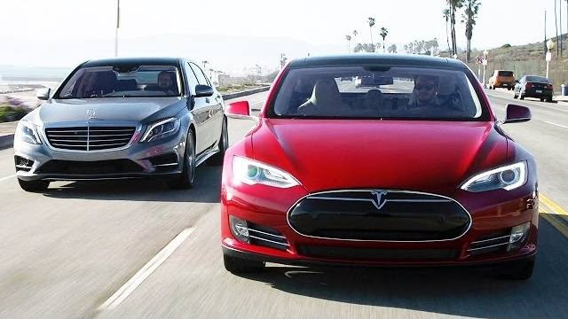 tesla vs s class at Elon or Gottlieb? Tesla Model S vs 2014 Mercedes S550