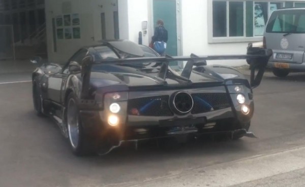 zonda lm 600x369 at Pagani Zonda LM Spotted Leaving Factory