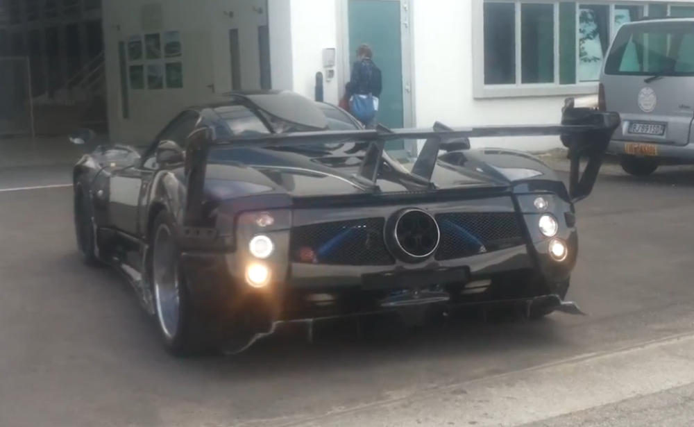 zonda lm at Pagani Zonda LM Spotted Leaving Factory