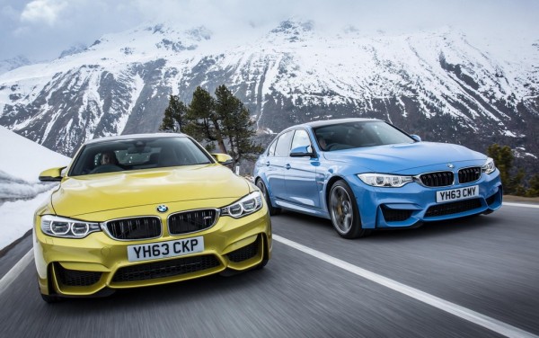 2015 BMW M3 and M4 1 600x376 at 2015 BMW M3 and M4: UK Pricing Confirmed