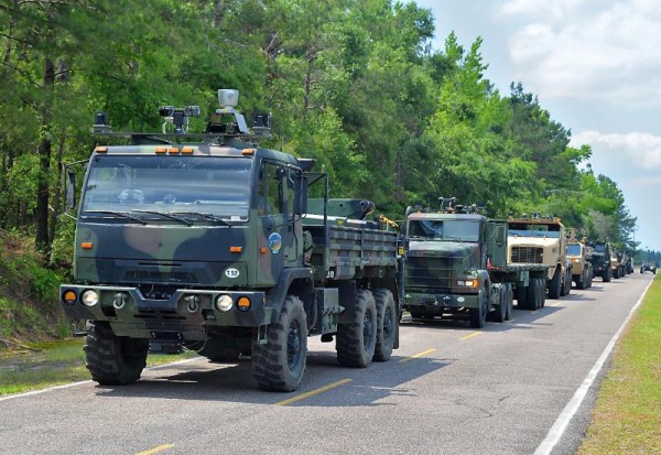 Advanced Autonomous Convoy 600x413 at U.S. Army’s Advanced Autonomous Convoy Seems Mission Ready