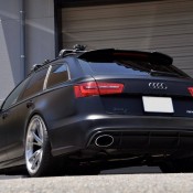 Audi RS6 with HRE Wheels 5 175x175 at Matte Black MTM Audi RS6 with HRE Wheels