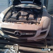 Mercedes SLS Fell Off the Ship 1 175x175 at This Mercedes SLS Fell Off the Ship En Route to Owner!