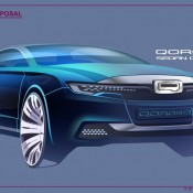 Qoros 9 5 175x175 at Qoros 9 Sedan Design Study Revealed