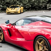 gold wheeled laferrari 4 175x175 at Gold Wheeled LaFerrari Spotted at the Factory 