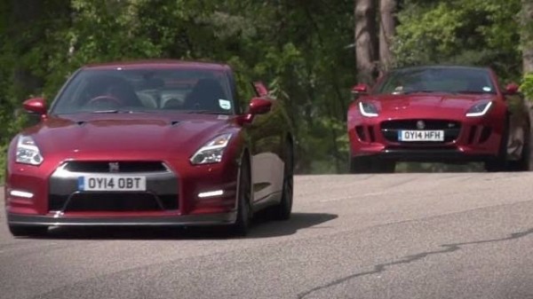 gtr vs ftype 600x337 at Jaguar F Type R vs Nissan GT R: Which Is Quicker?