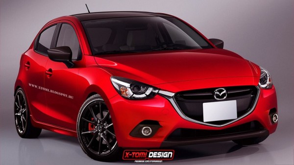2016 Mazda2 MPS 600x337 at 2016 Mazda2 MPS Rendering Looks the Business
