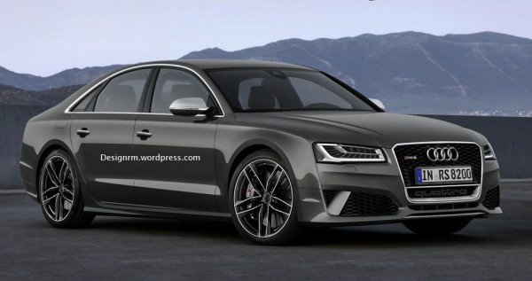 Audi RS8 1 600x317 at Muscular Audi RS8 Speculatively Rendered 