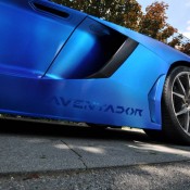 Aventador in Blue chrom brushed 12 175x175 at Lamborghini Aventador Wrapped in Blue Chrome Brushed
