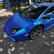 Aventador in Blue chrom brushed 14 175x175 at Lamborghini Aventador Wrapped in Blue Chrome Brushed