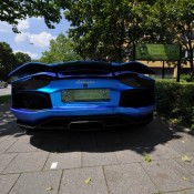 Aventador in Blue chrom brushed 15 175x175 at Lamborghini Aventador Wrapped in Blue Chrome Brushed