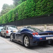 Blue Ferrari Enzo 3 175x175 at Magnificent Blue Ferrari Enzo Spotted in Paris