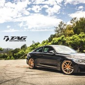M4 gold 1 175x175 at Gold Wheeled BMW M4 by TAG Motorsport