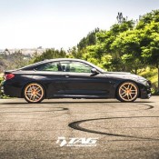 M4 gold 9 175x175 at Gold Wheeled BMW M4 by TAG Motorsport