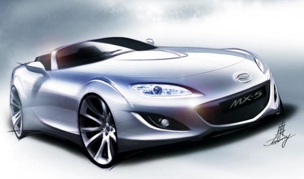 Mazda MX 5 concept 600x354 at All New 2015 Mazda MX 5 Set for September Debut 
