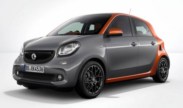 Smart ForFour Edition 1 1 600x354 at Smart ForFour Edition 1 Comes with Unique Features