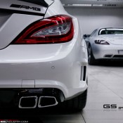 blue wheeled cls 11 175x175 at Blue Wheeled Mercedes CLS63 AMG by Golden Star