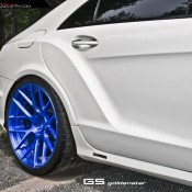 blue wheeled cls 9 175x175 at Blue Wheeled Mercedes CLS63 AMG by Golden Star
