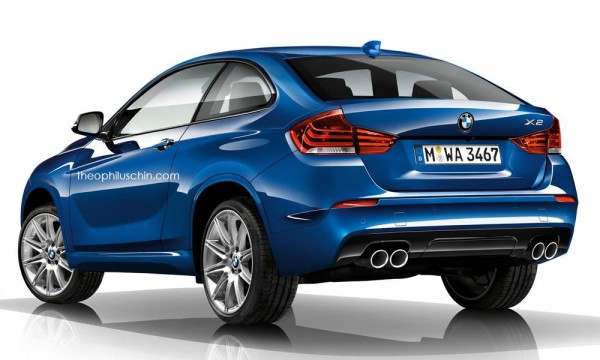 BMW X2 2 600x360 at BMW X2 Crossover Rendered and It Looks Good