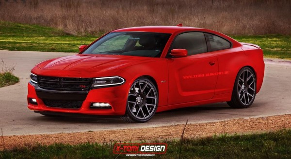 Dodge Charger Coupe 600x329 at 2015 Dodge Charger Coupe Rendered