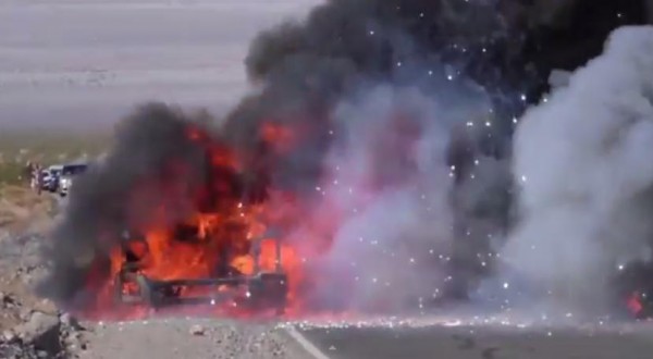 Ford Super Duty Prototype Explodes 600x330 at Ford Super Duty Prototype Explodes in Spectacular Fashion