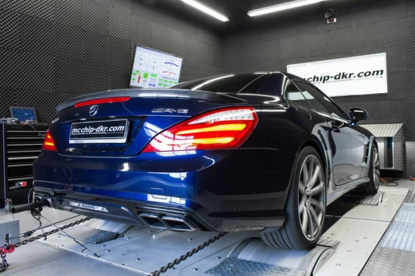 Mcchip SL63 2 600x400 at Mercedes SL63 AMG Tuned to 680 hp by Mcchip DKR