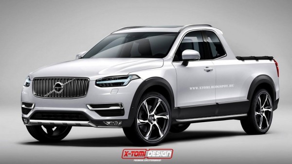Volvo XC90 Pickup Truck 600x337 at 2015 Volvo XC90 Rendered as a Pickup Truck