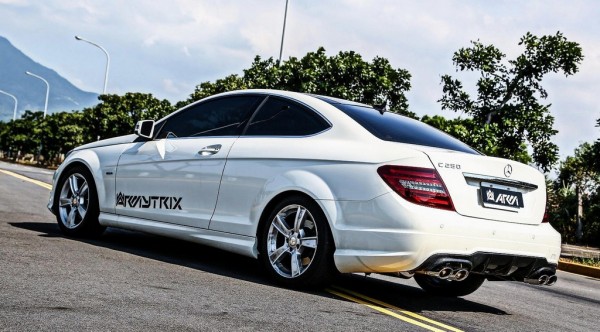 armytrix c63 1 600x332 at AMG Style Armytrix Exhaust for Mercedes C Class