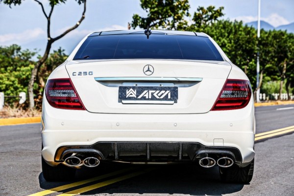 armytrix c63 2 600x399 at AMG Style Armytrix Exhaust for Mercedes C Class