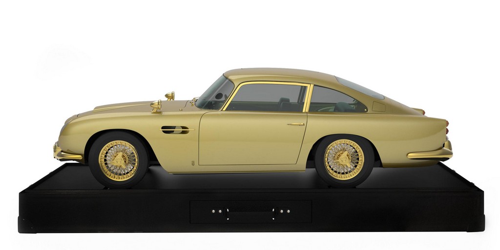 Gold Aston Martin DB5 0 at Gold Aston Martin DB5 Scale Model to be Auctioned