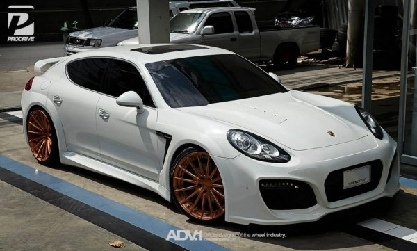 Grand GT 0 600x361 at Techart Grand GT Looks Formidable on Rose Gold ADV1 Wheels