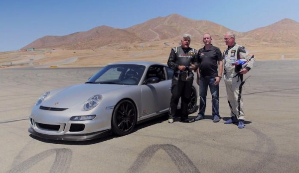 Jay Leno Carbon Wheels 600x348 at Jay Leno Tests Carbon Fiber Wheels on a Porsche GT3