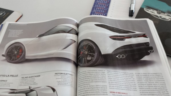 Lamborghini Asterion leaked 1 600x337 at Latest Leaked Pictures of Lamborghini Asterion