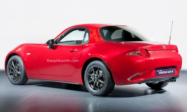 Mazda MX 5 Coupe 1 600x360 at Mazda MX 5 Coupe Rendered as GT86 Rival