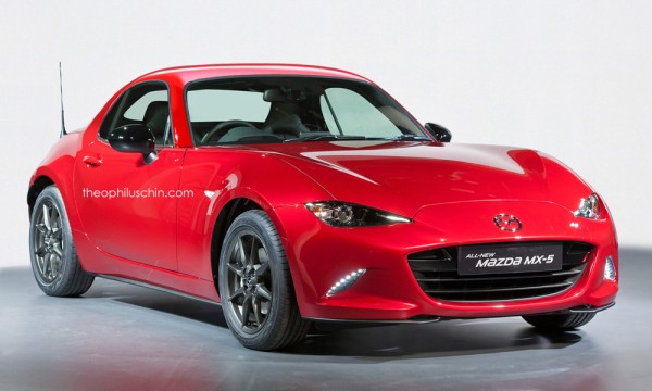 Mazda MX 5 Coupe 2 600x360 at Mazda MX 5 Coupe Rendered as GT86 Rival