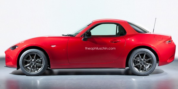 Mazda MX 5 Coupe 3 600x300 at Mazda MX 5 Coupe Rendered as GT86 Rival