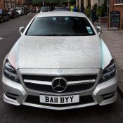 Mercedes CLS Covered in Swarovski Crystals 4 175x175 at Sparkly: Mercedes CLS Covered in Swarovski Crystals