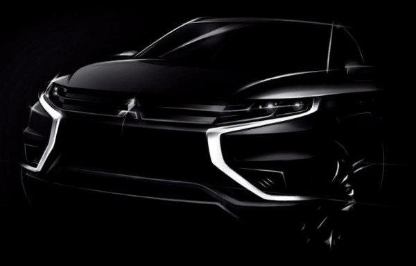 Mitsubishi Outlander PHEV Concept S 600x383 at Mitsubishi Outlander PHEV Concept S Set for Paris Debut