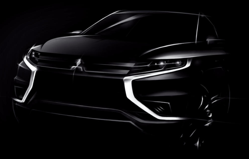 Mitsubishi Outlander PHEV Concept S at Mitsubishi Outlander PHEV Concept S Set for Paris Debut