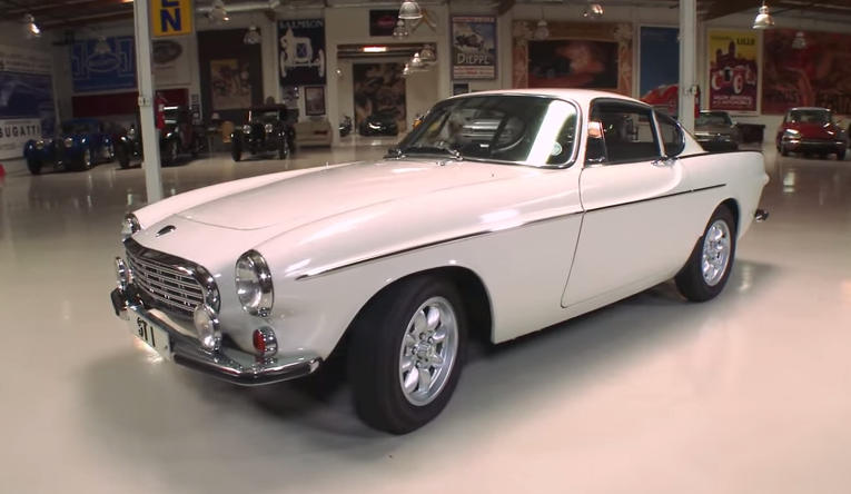 P1800 Volvo at Jay Leno Checks Out Roger Moore’s Volvo P1800