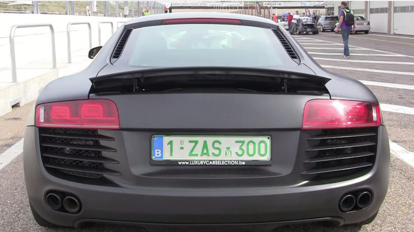R8 Larini at Straight Piped Audi R8 Sounds Incredible